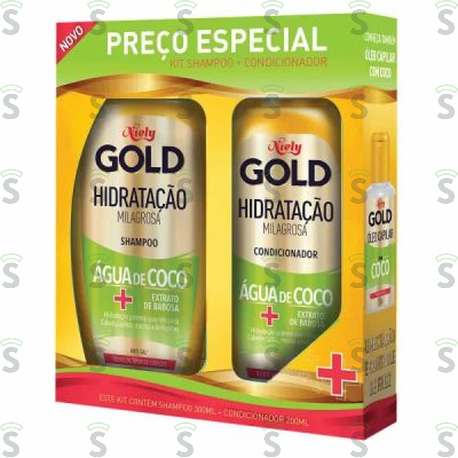 Kit Shampoo + Condicionador Niely Hidratação Milagrosa Caixa com 2un - 450ml