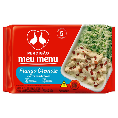 Meu Menu Perdigão 300g - Frango Cremoso com Arroz