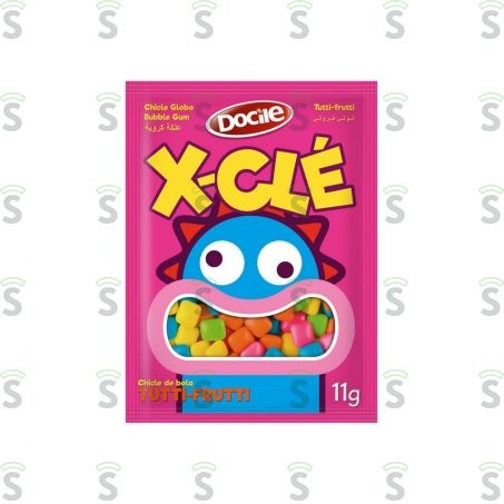  Chiclete X-cle Docile Tuti Fruti 11g
