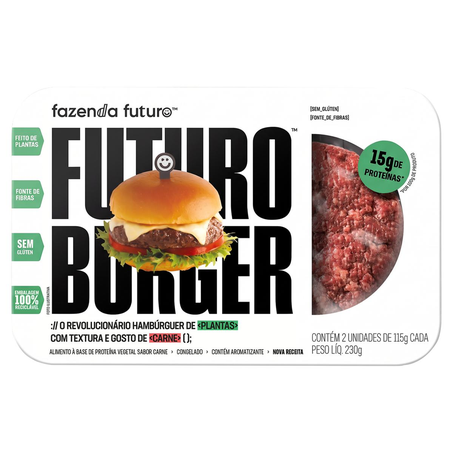 Hambúrguer Fazenda Futuro 230g - Carne