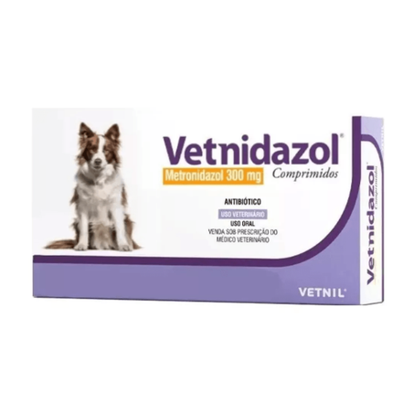 Vetnidazol 300mg com 10 comprimidos