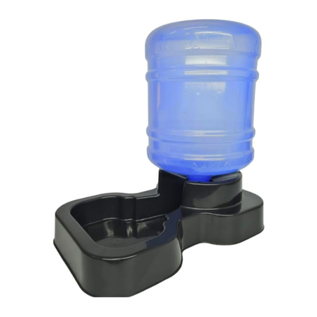 Bebedouro Automático Maxi Preto com Garrafão 10lt