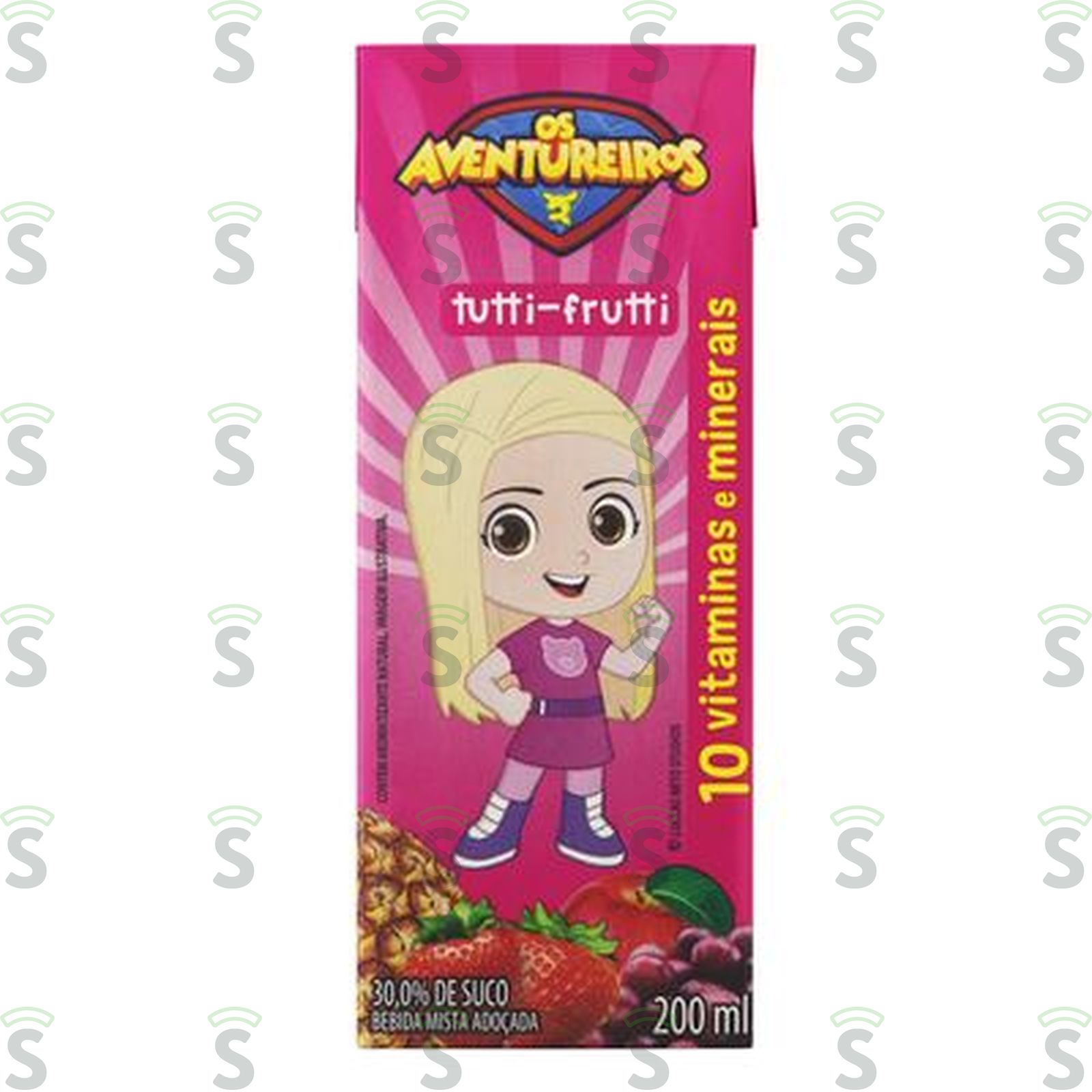 Bebida Adoçada Tutti Frutti Os Aventureiros Imunomix Caixa 200ML