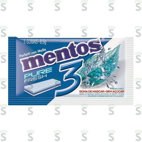 Goma de Mascar Mentos Fresh Mint 8.5g