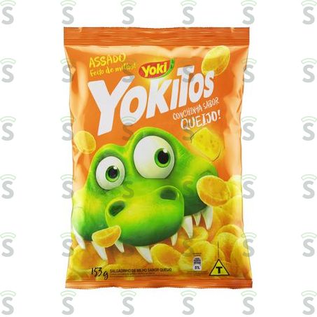  Salgadinho Yokitos Cochinhas Queijo Pacote 153g
