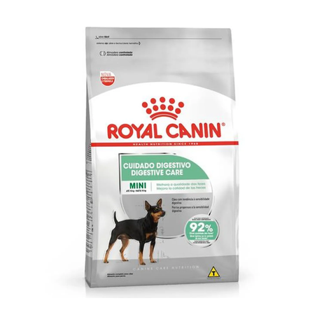 Ração Royal Canin Mini Cuidado Digestivo para Cães Adultos de Porte Pequeno a Partir de 10 Meses de Idade 1Kg