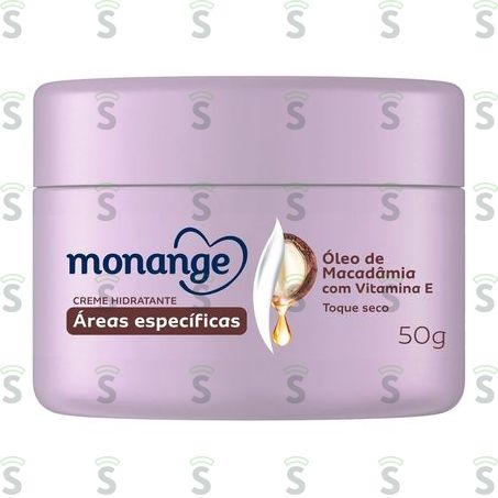  Creme Hidratante Monange Para Áreas Específicas Pote 50gr