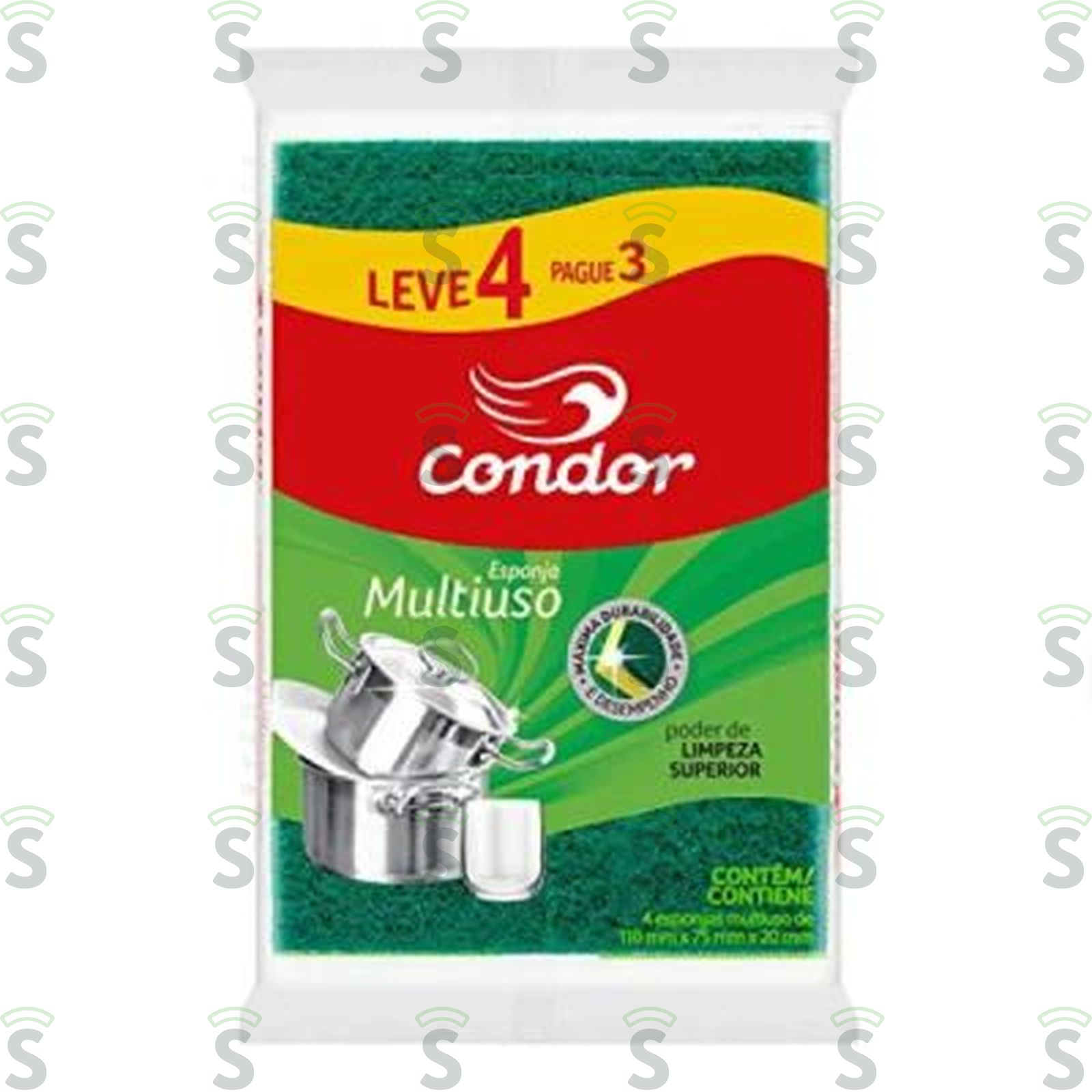 Esponja Condor Multiuso Leve 4 Un Pague 3 Un 4UN