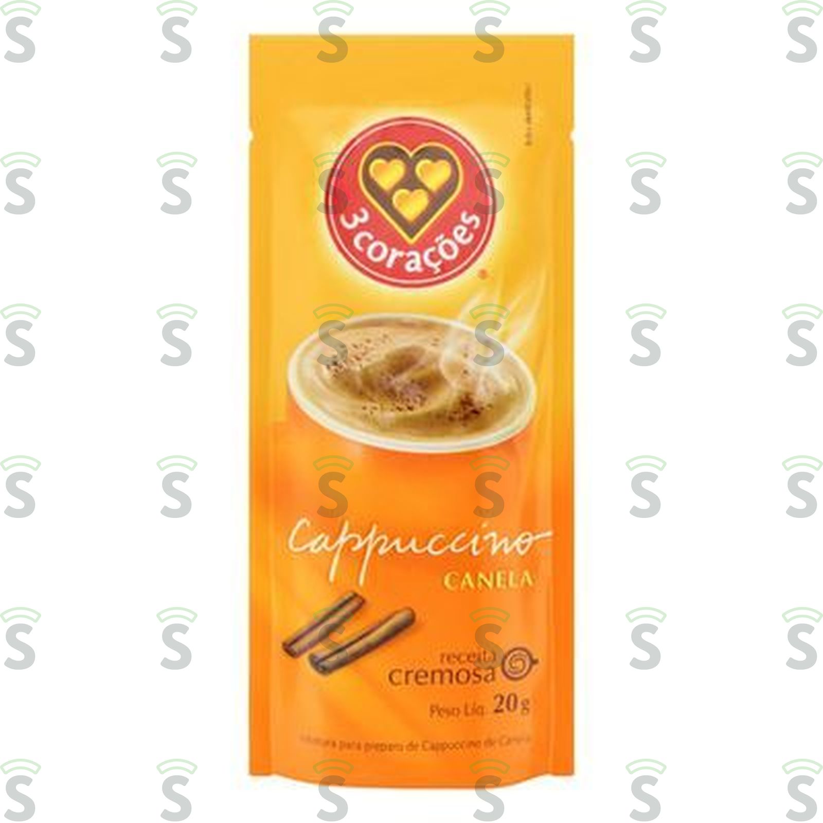 Capuccino 3 Corações Canela Sachê 20G