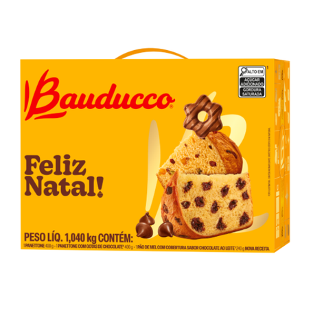 Cesta De Natal Bauducco Extra Pequena