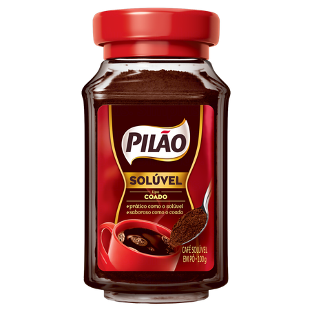 Café Solúvel Pilão Coado 100G