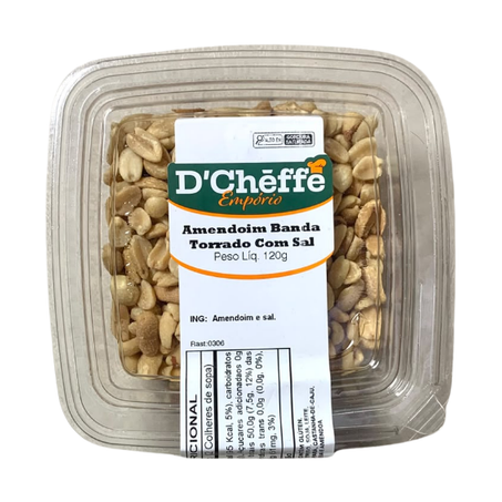 Amendoim banda torrado com sal d´cheffe 120g