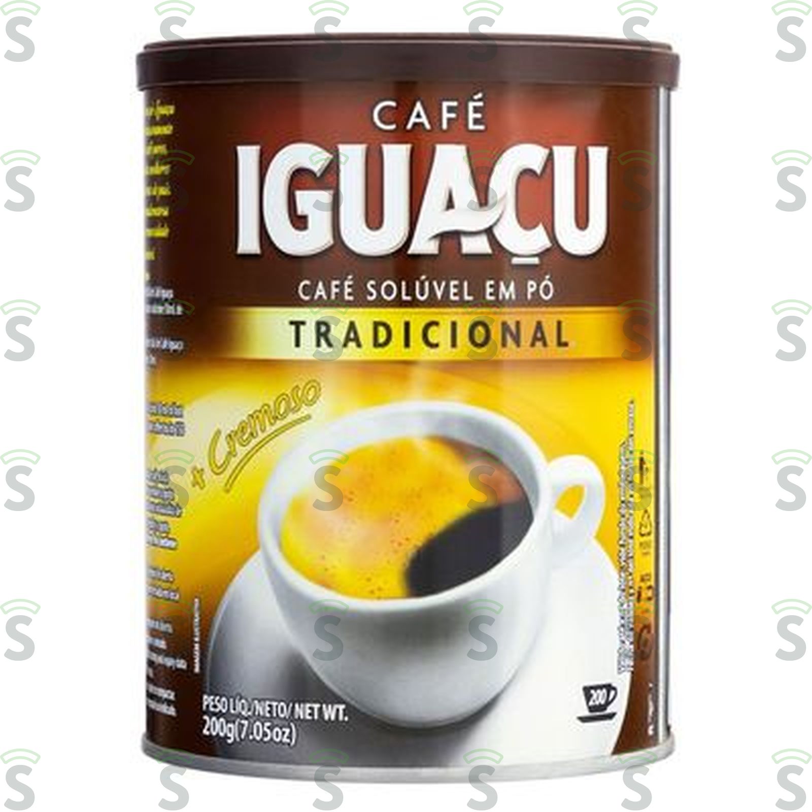 Café Solúvel em Pó Iguaçu Tradicional Lata 200gr