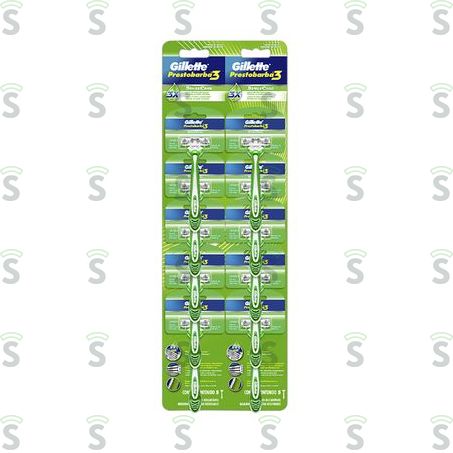  Prestobarba Gillette 3 Sense Care Embalagem 1un