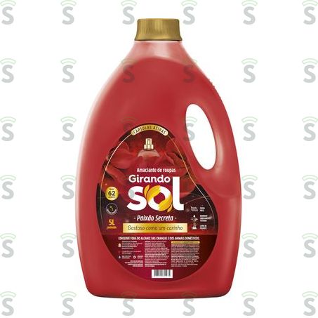  Girando Sol-amaciante 5l Vermelho