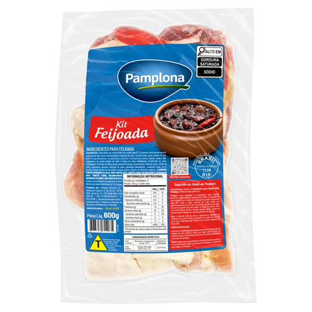 Ingredientes para Feijoada Pamplona 600g