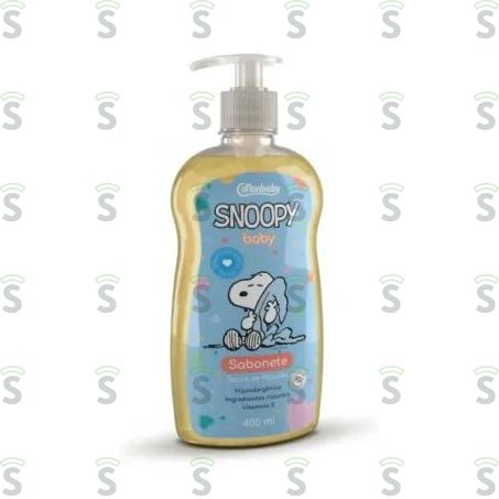  Sab Liq Snoopy Baby 400ml Cottonbaby Toque Algodao
