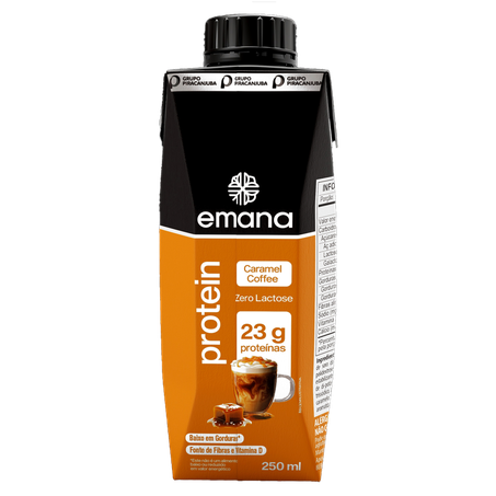 Bebida Proteica Emana Caramel Coffee Zero Lactose 250ml