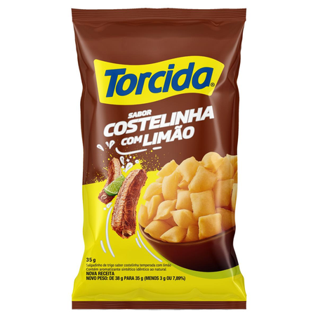 Salgadinho Torcida Elma Chips 35g - Costelinha com Limão
