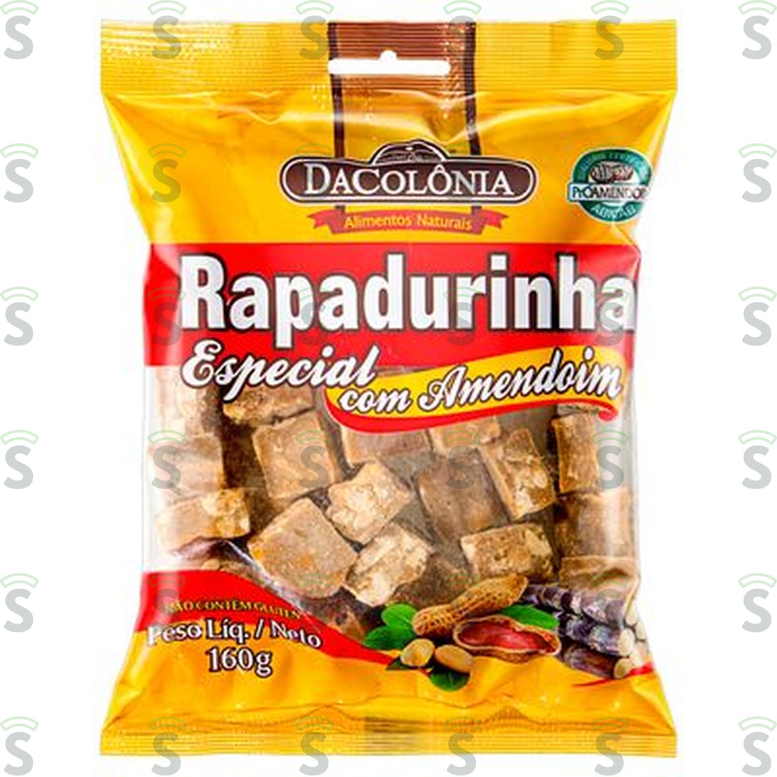Dacolonia-rapadurinhas amendoim 160g