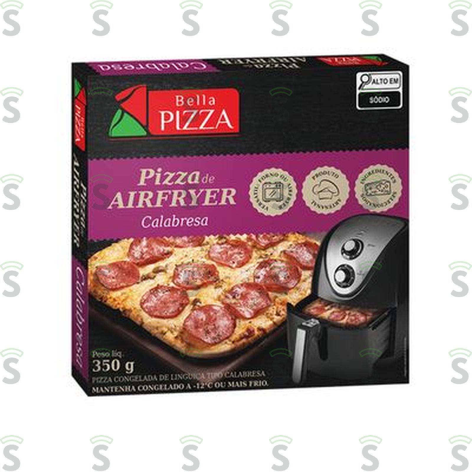 BELLA PIZZA AIR FRYER 350G CALABRESA