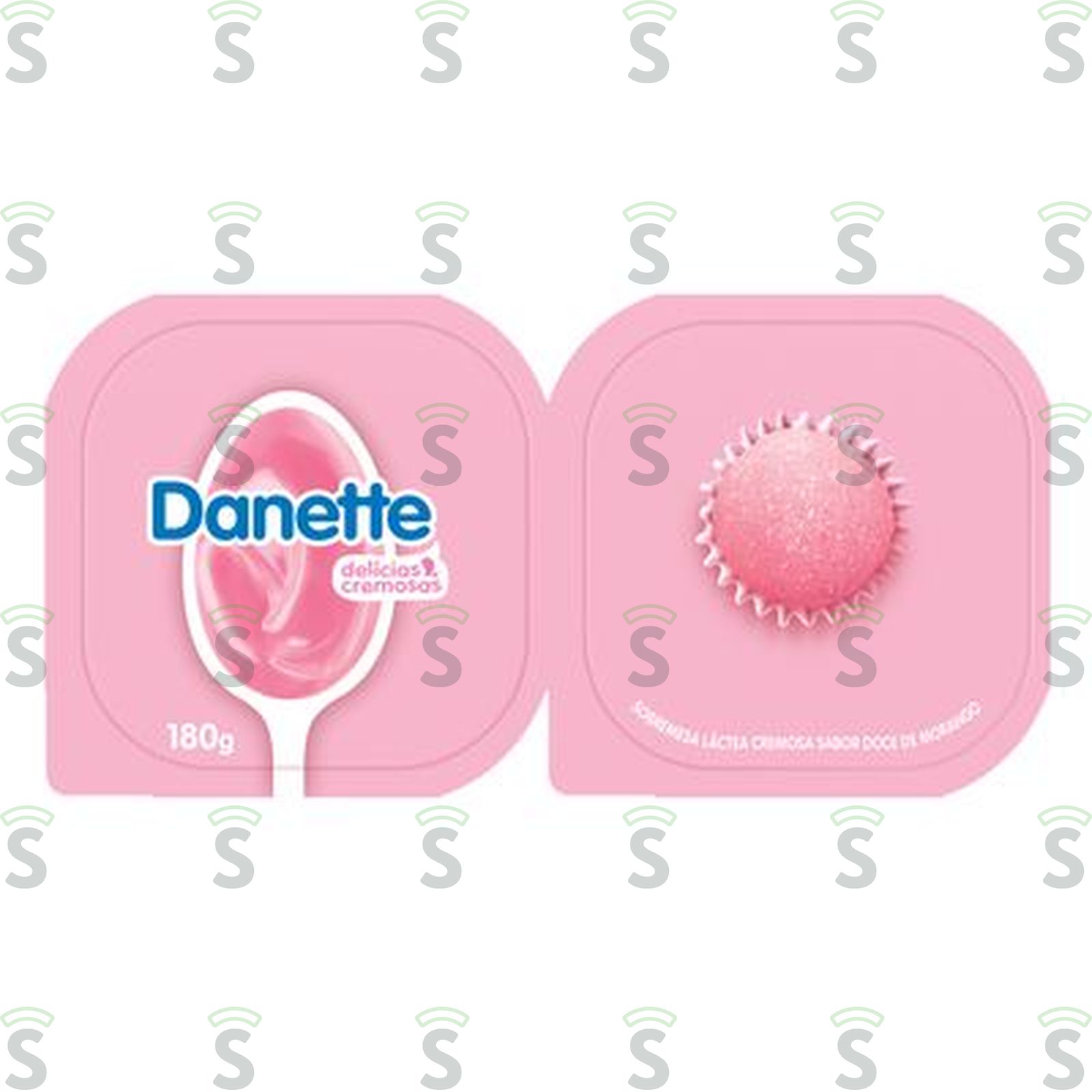 Sobremesa Láctea Doce de Morango Danette Bandeja 2 Unidades 180G