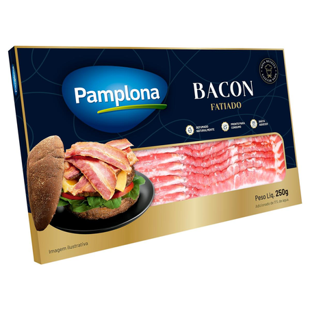 Bacon Pamplona 250g - Fatiado