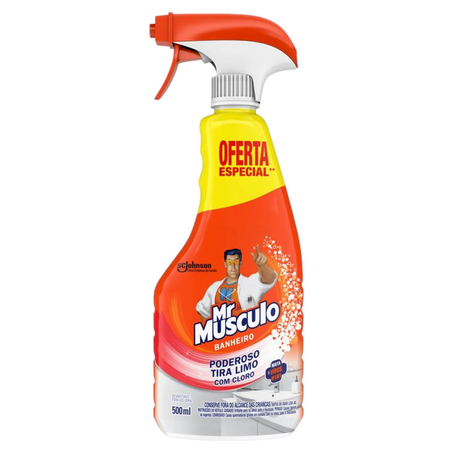 Limpador Mr. Músculo 500ml - Tira-limo - Pulverizador - Com 30% de Desconto