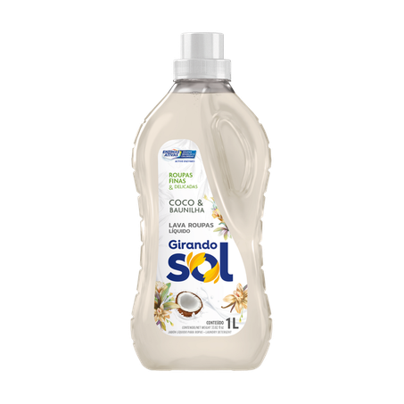 LAVA ROUPA LÍQUIDO GIRANDO SOL COCO 2L