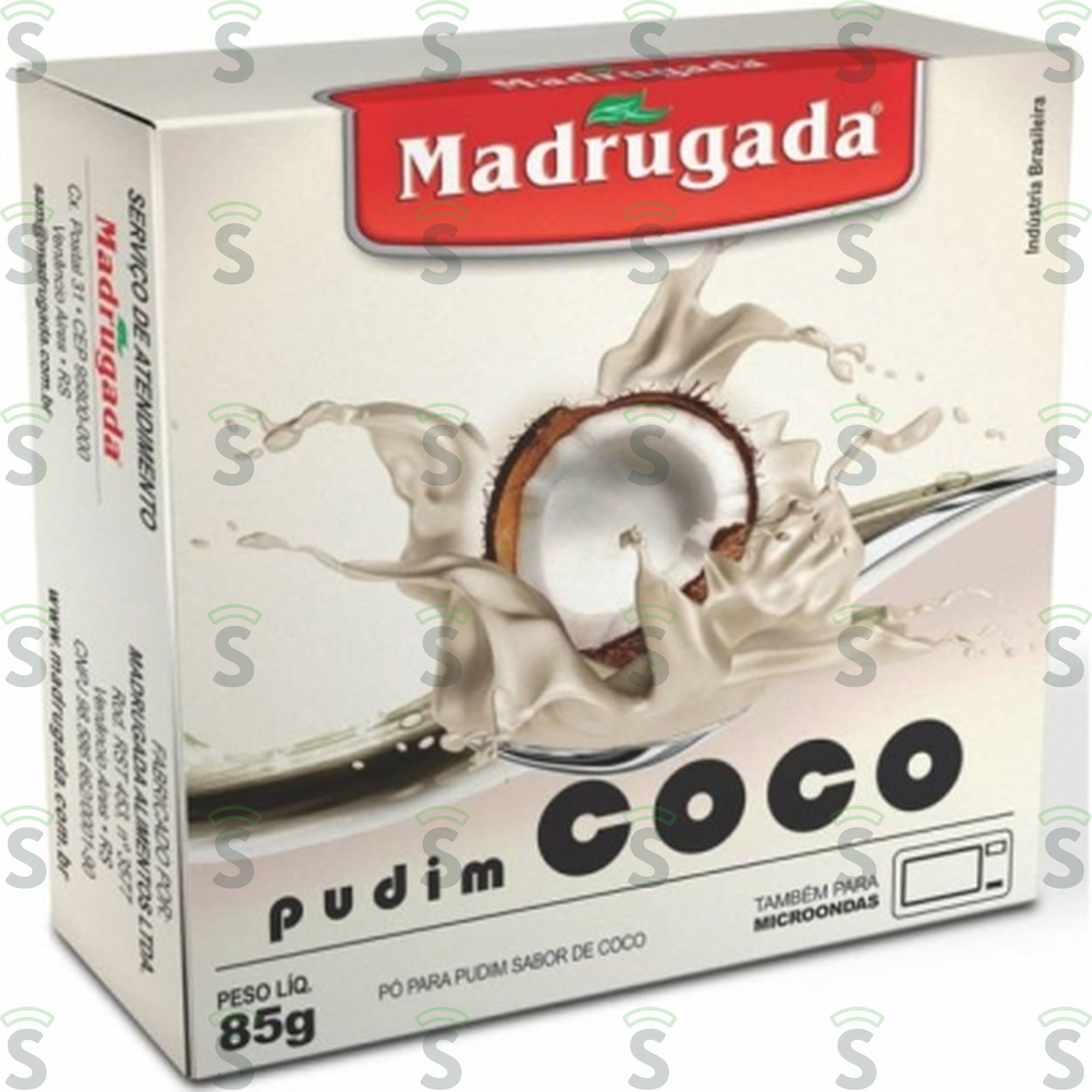 Pudim Pó Madrugada Coco 85G