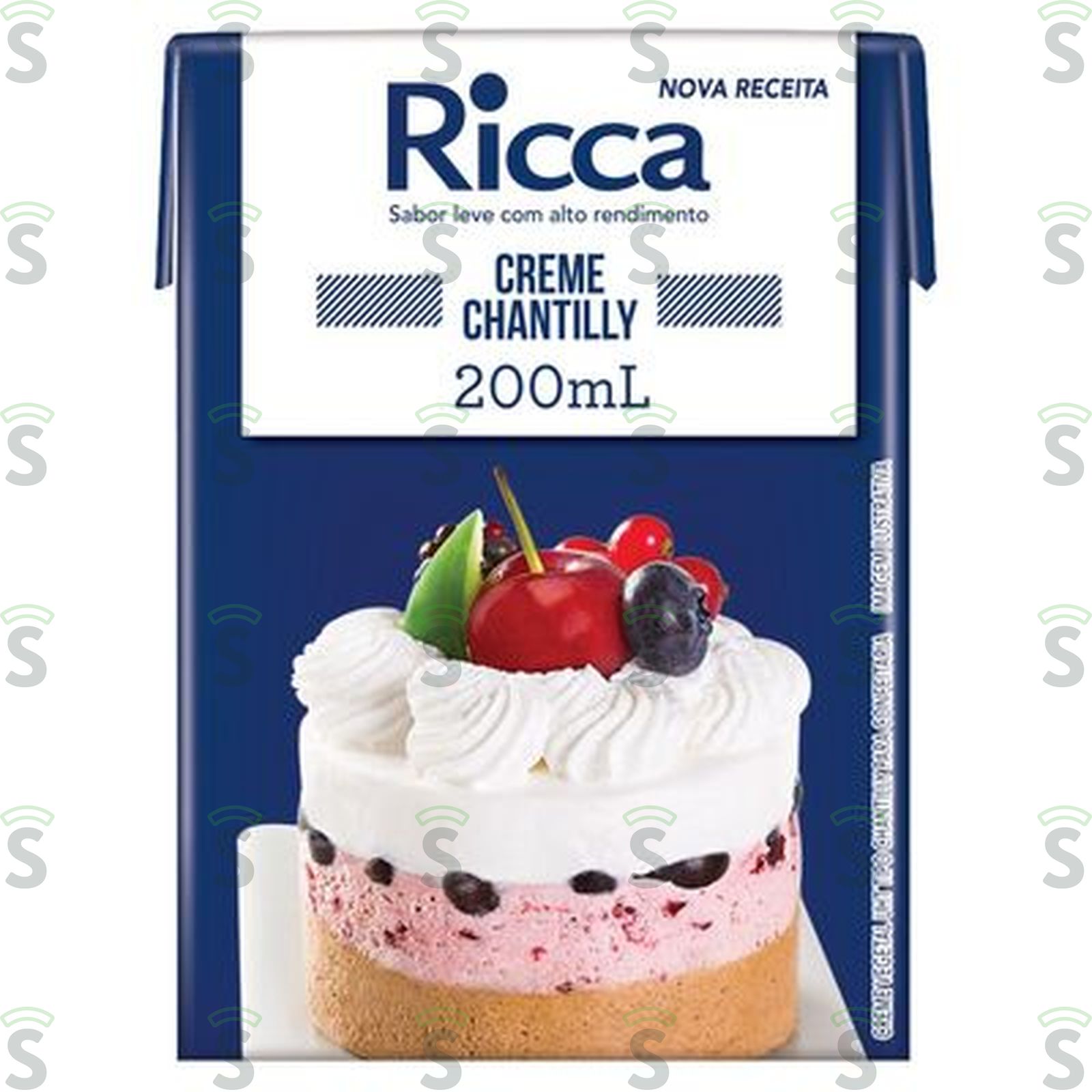 Creme Chantilly Ricca Vegetal Caixa 200ml