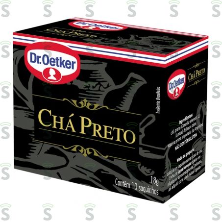 Oetker-cha C/10 Preto 18g