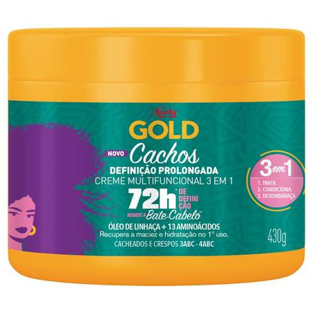 Creme de Tratamento Niely Gold 430g - Cachos