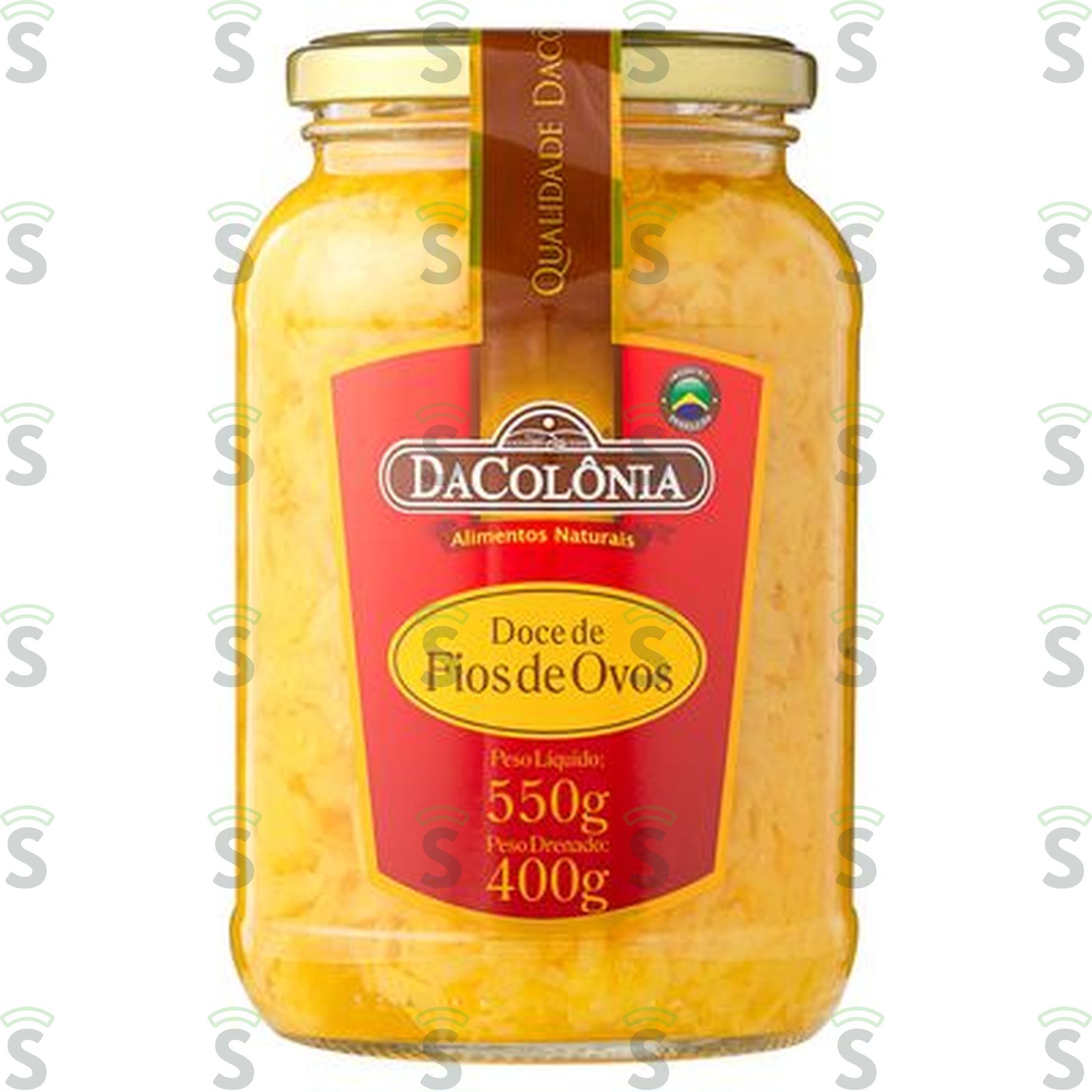 Doce Dacolônia Fios de Ovos Embalagem 550G