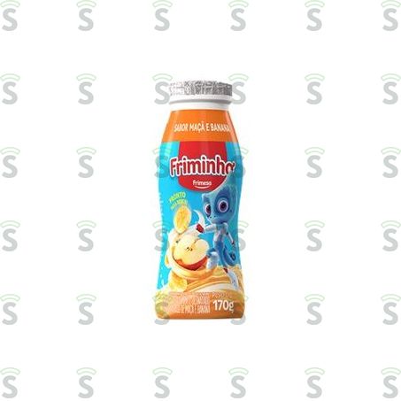  Bebida Láctea Frimesa Maçã Banana Garrafa 170g