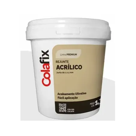  101284 - Colafix Rejunte Siliconizado Branco 1kg