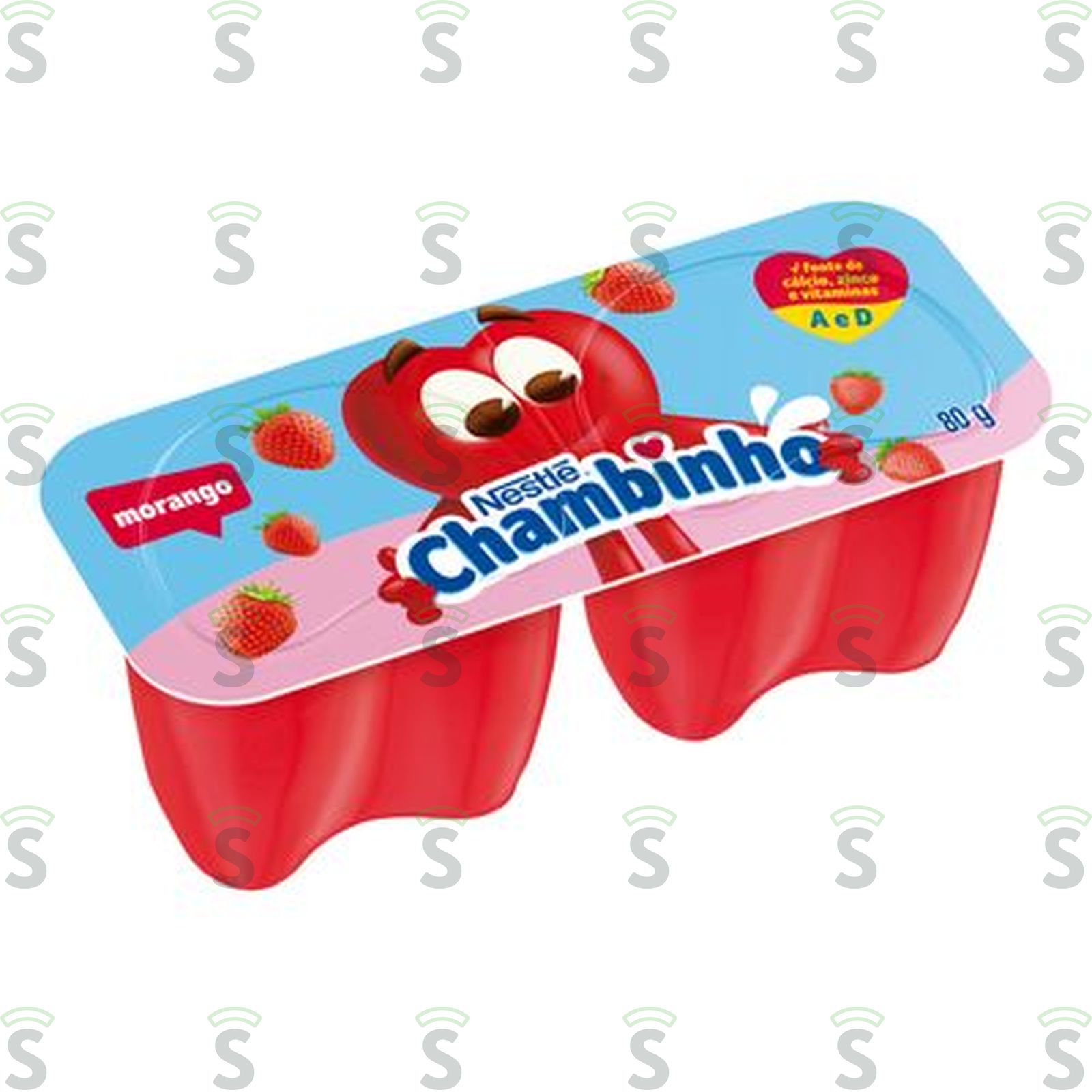 Petit Suisse Chambinho Morango Embalagem 80G