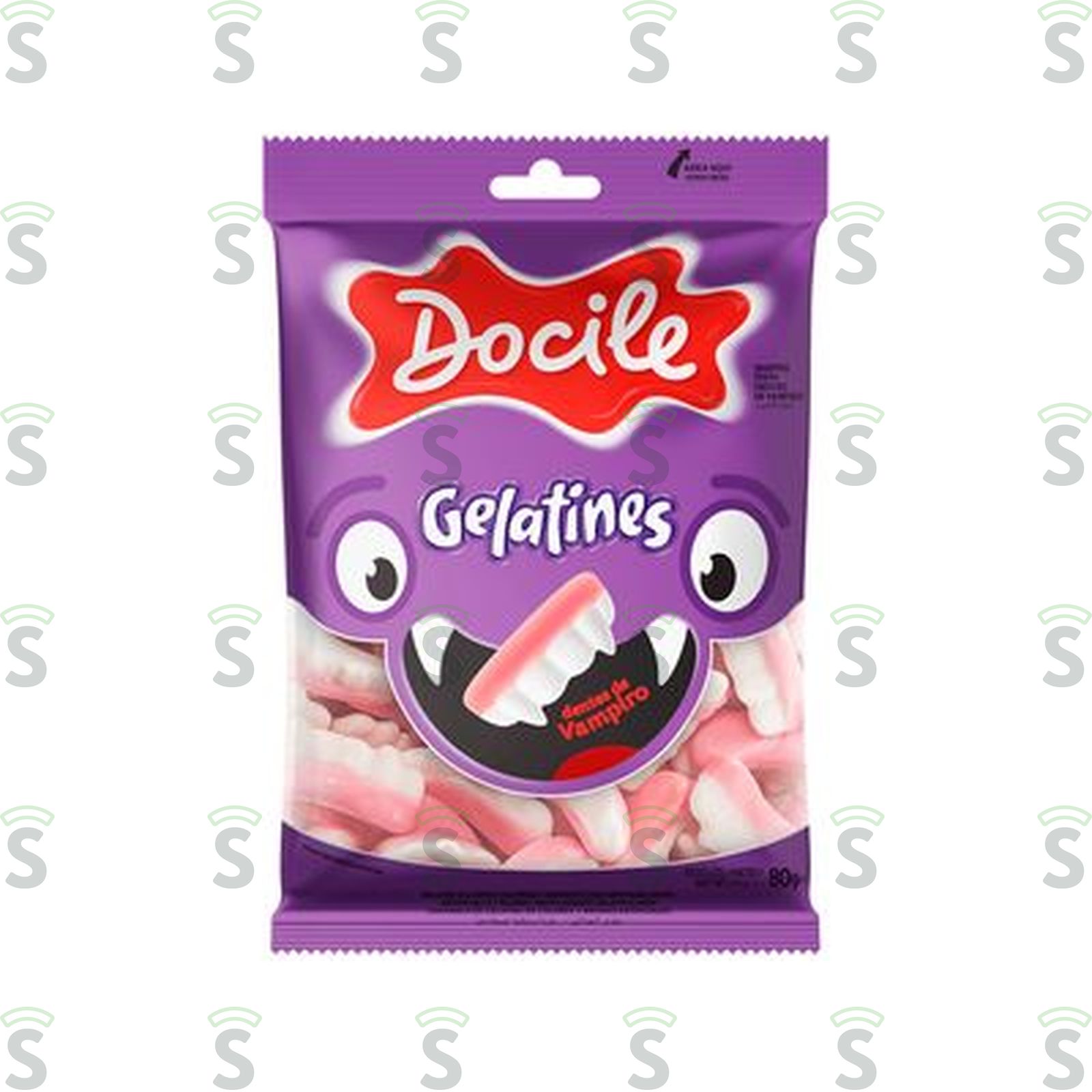 Docile-gelatines 80g dentes de vampiro