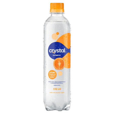 Água Sparkling Crystal 510ml - Tangerina - Pet