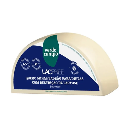 Queijo minas padrão zero lactose lacfree 400g