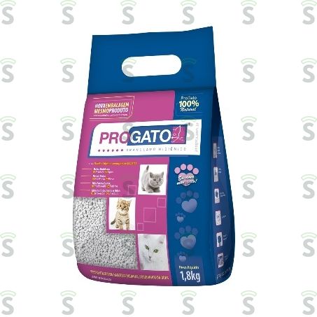  Areia Sanitária Para Gatos Progato Embalagem 1.8kg