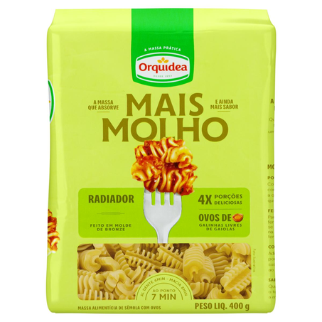 Massa Orquídea 400g - Mais Molho - Radiador
