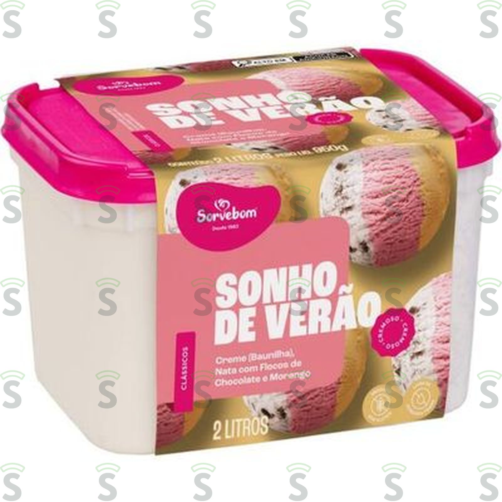 Sorvebom-sorvete 2lt sonho de verao