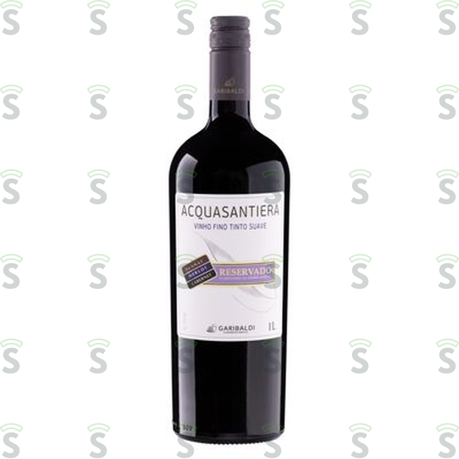 Vinho Tinto Brasileiro Garibaldi Acquasantiera Suave Fino Garrafa 1LT