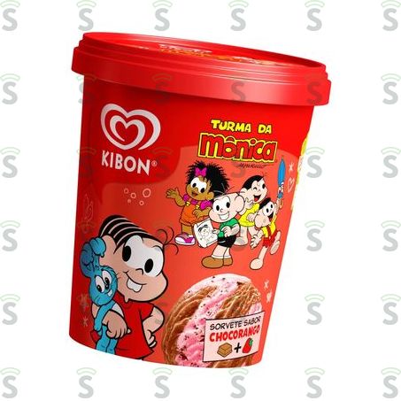  Sorv Kibon Ped 800ml Turma da Monica