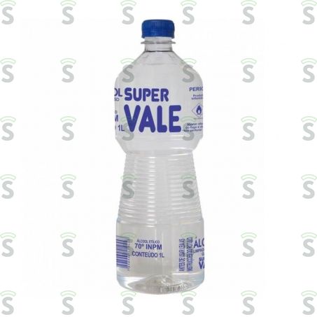  Álcool Hidratado Super Vale 70º Inpm Garrafa 1lt
