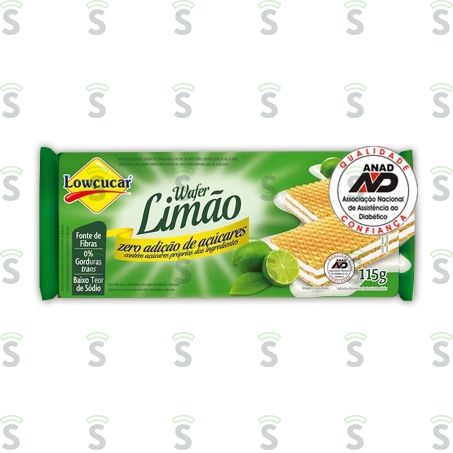  Lowcucar-wafer 115g Zero Limao