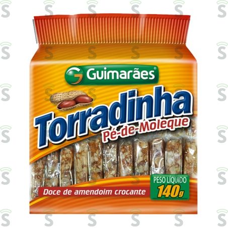  Pé de Moleque Guimarães Torradinha Pote 140g