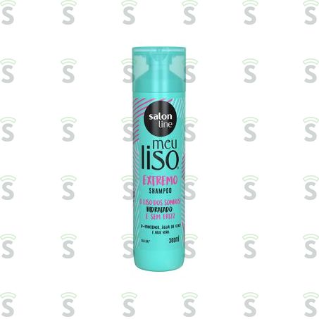  Shampoo Salon Line Meu Liso Extremo 300ml