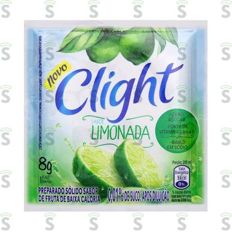  Refresco Em Pó Clight Limonada 8g